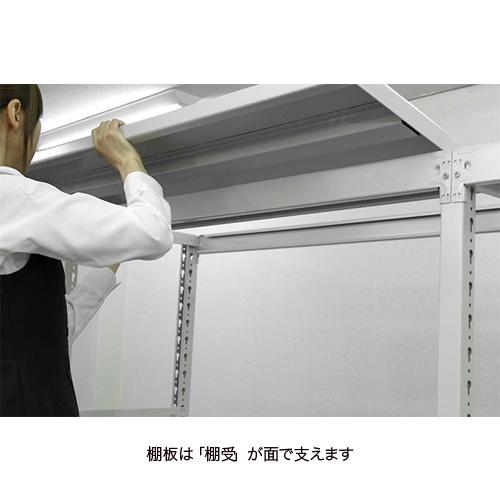 スチールラック 幅90×奥行60×高さ150cm 4段 200kg/段 中軽量ラック 業務用 収納棚 オープンラック スチール棚 スチールシェルフ メタル ラック SO-S313S-W-04_5