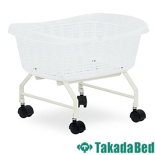 法人送料無料  脱衣カゴ 脱衣所 マッサージ 着替え 衣類かご キャスター付 1段 エステ 脱衣室 シャワー 銭湯 温泉 バスケット 病院 診察室 日本製 TB-73-234の画像