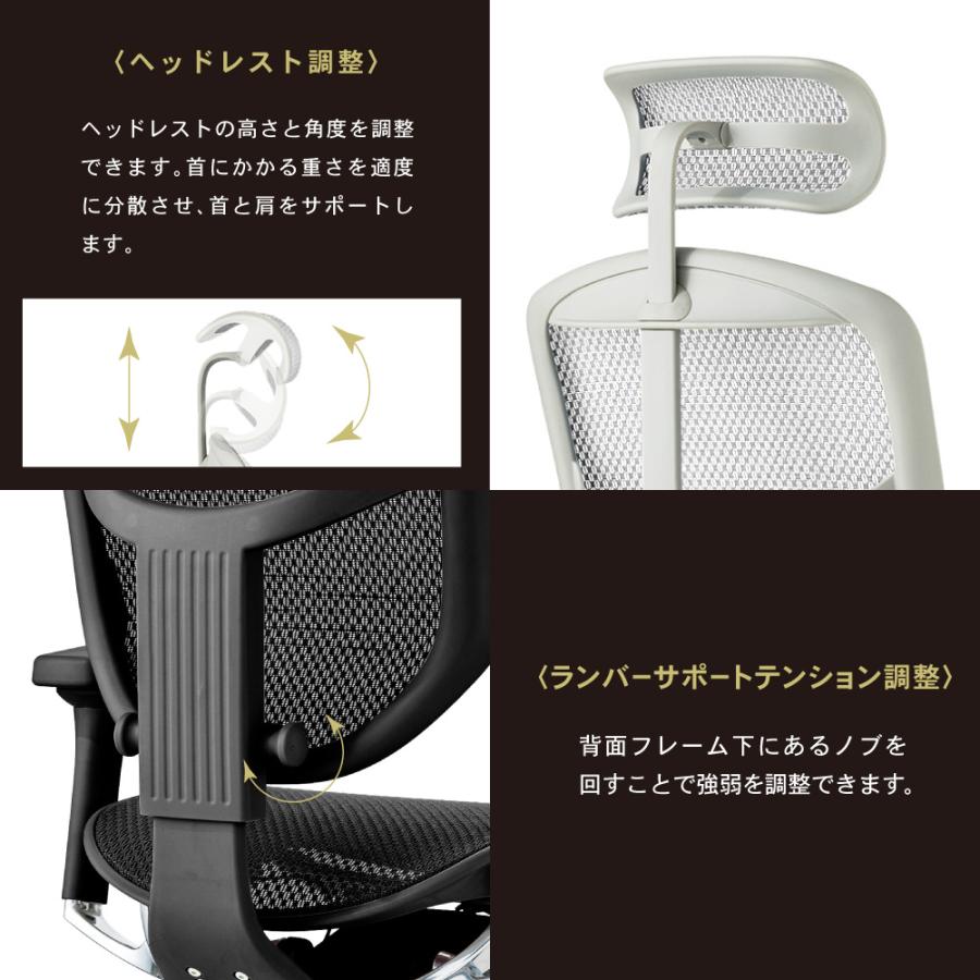 エルゴヒューマン　エンジョイ　オフィスチェア　在宅勤務　腰痛対策 メッシュ エルゴヒューマン（Ergohuman） エルゴヒューマンエンジョイ2 ハイ