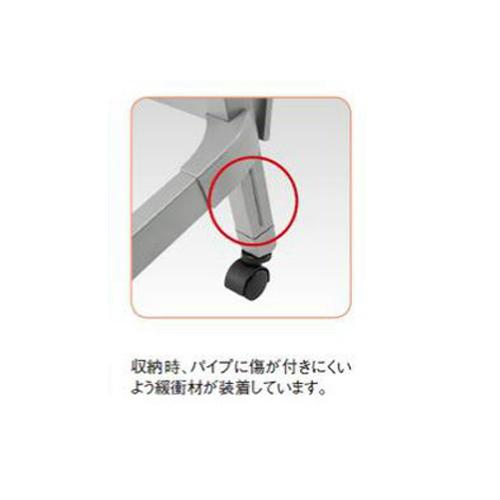 法人限定 フォールディングテーブル 幅1500×奥行600mm 会議テーブル 跳ね上げ式テーブル オフィステーブル オフィス家具 テーブル 机 講習 NTT-1560P_3