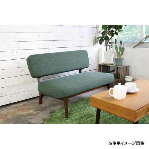 法人 送料無料 ソファ 2人掛け 送料無料 布張りソファ 肘なし 木製フレーム 天然木 布製 グレー ダークグリーン 北欧 ナチュラル おしゃれ KOKOA-SF100の画像