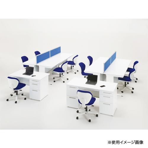 弘益 法人限定 両袖机 幅1400mm 2段×2段 送料無料 オフィスデスク
