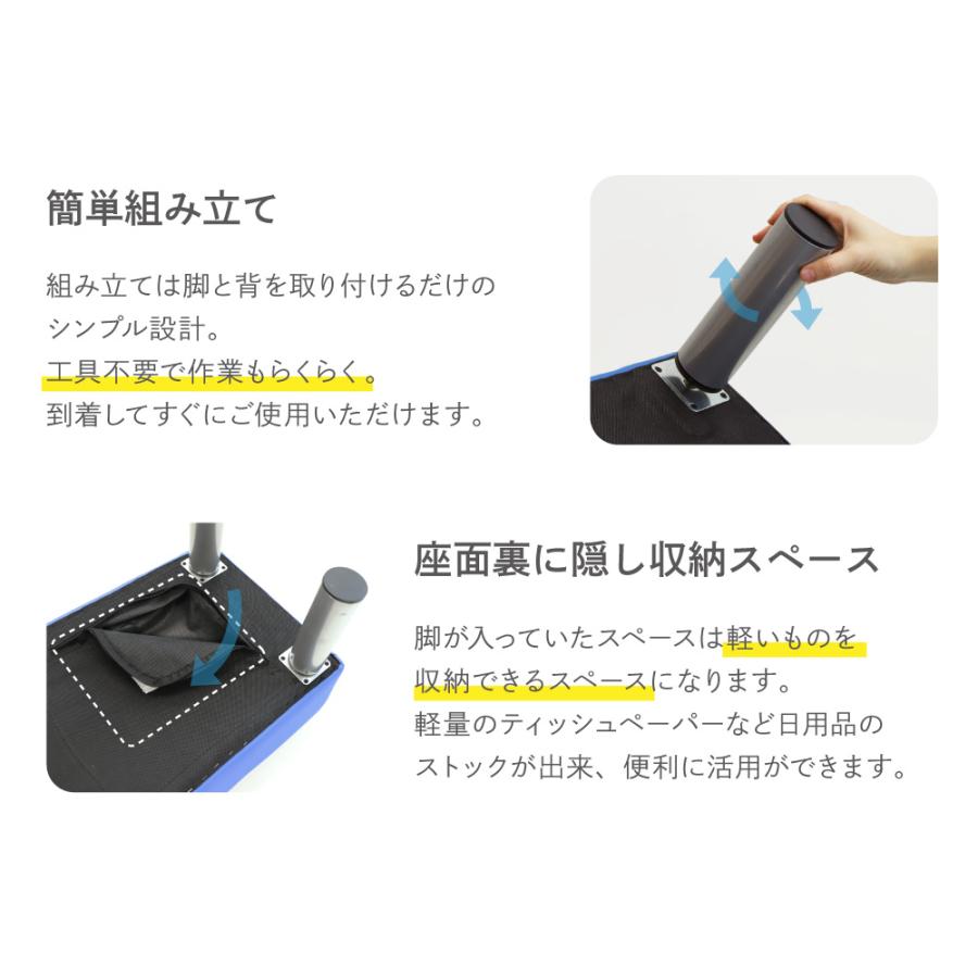 ロビーチェア 幅1500mm 3人掛け 長椅子 スツール ベンチ ロビーベンチ 病院 待合室 椅子 ソファ PVCレザー オフィス おしゃれ 店舗 受付 エントランス LB-150_7
