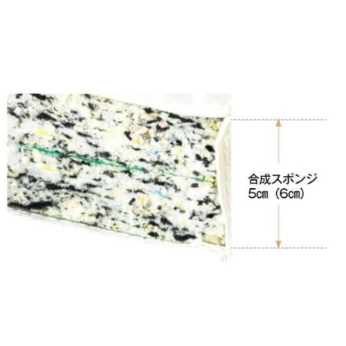 体操マット 6cm厚 9号帆布 抗菌 120×240×6cm SGマーク付 運動マット 体育マット 合成スポンジマット 跳び箱 学校 体育 マット運動 回転運動 日本製 S-9646の画像