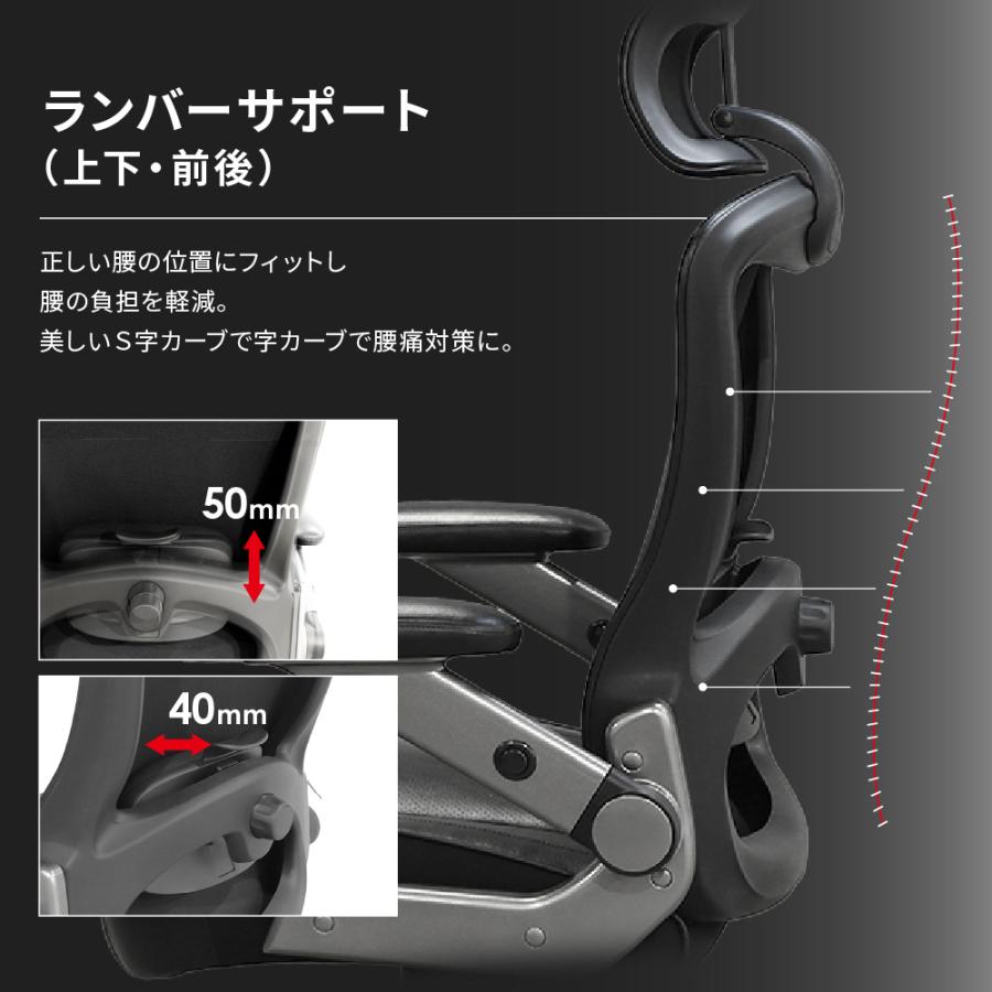 LOOKIT（ルキット） オフィスチェア レザー 大きめ デスクチェア 社長