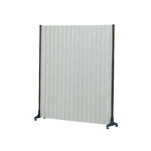 法人送料無料 アコーディオンスクリーン 幅1500×高さ1650mm 防炎 防汚 