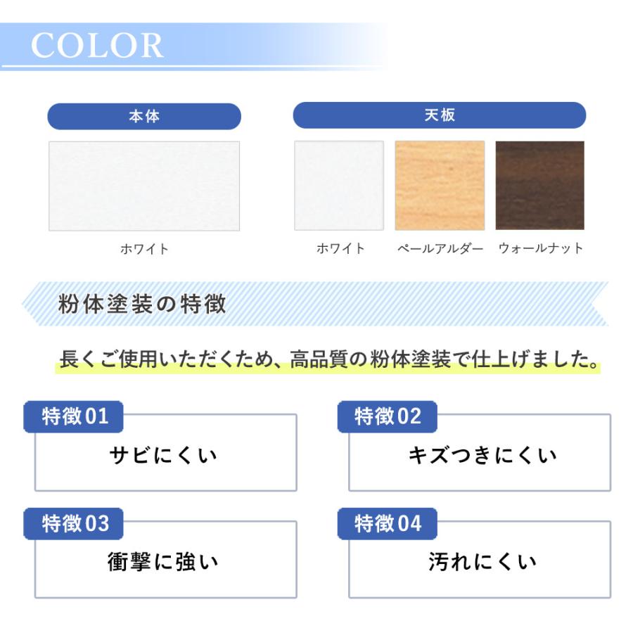 インフォメーションカウンター 幅1800mm W1800mm 日本製 受付台 記載台 インフォメーション カウンター オフィス エントランス ロビー フロント 会社 NSH-18TWW_7