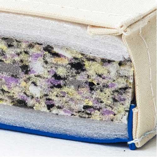 法人限定 体操マット 滑り止め付き 5cm厚 9号帆布 120×240×5cm ミラスポンジマット 体育マット エバーマット トーエイライト SGマーク付き T1221 T-1221の画像