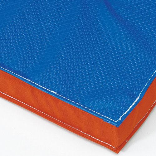 法人限定 体操マット 抗菌 滑り止め付き 120×240×5cm エコカラーコンビネーションマット 体育マット SGマーク付き トーエイライト T1893 T-1893の画像