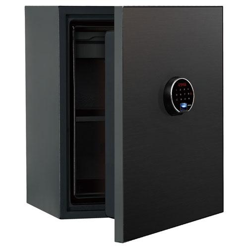 4月末まで20％OFF  金庫 耐火金庫 64L タッチパネル 指紋認証 家庭用 デザイン金庫 防犯金庫 60分耐火 BEYOND ビヨンド ディプロマット シック BY700の画像
