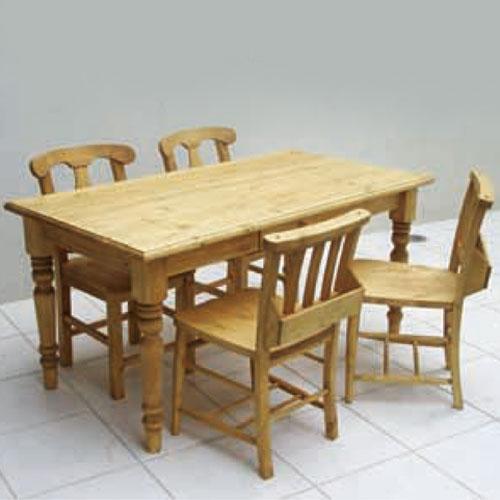 大人気！【ナチュラル】天然木 ダイニングセット 5点 4人用 Natural ダイニングセット 5点 4人用 木製 天然木 天然素材 自然素材