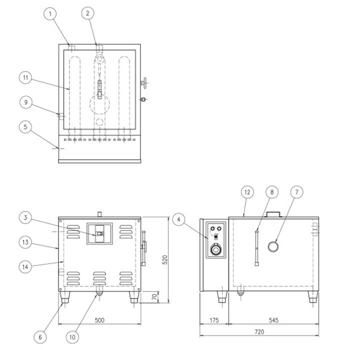 送料無料  ブースター 厨房 貯湯 ホテル 厨房用 OEB-30｜lookit｜02