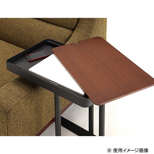 サイドテーブル 昇降式 木製天板 木製テーブル 高さ調節 カフェ リビング テーブル ベッドサイドテーブル コーヒーテーブル カフェテーブル シンプル SST-810の画像