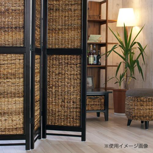 ラタン パーテーション 4連／間仕切り スクリーン 4連 送料無料 ラタンパーテーション 間仕切り家具 衝立 4枚