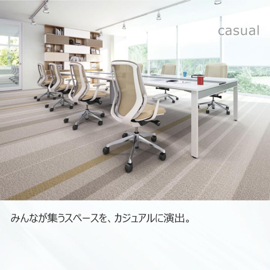 シルフィー オカムラ 肘なし ハイチェア ローバック クッションタイプ ブラックボディ ポリッシュ脚 オフィスチェア デスクチェア 昇降デスク用椅子 岡村 C633HR_16