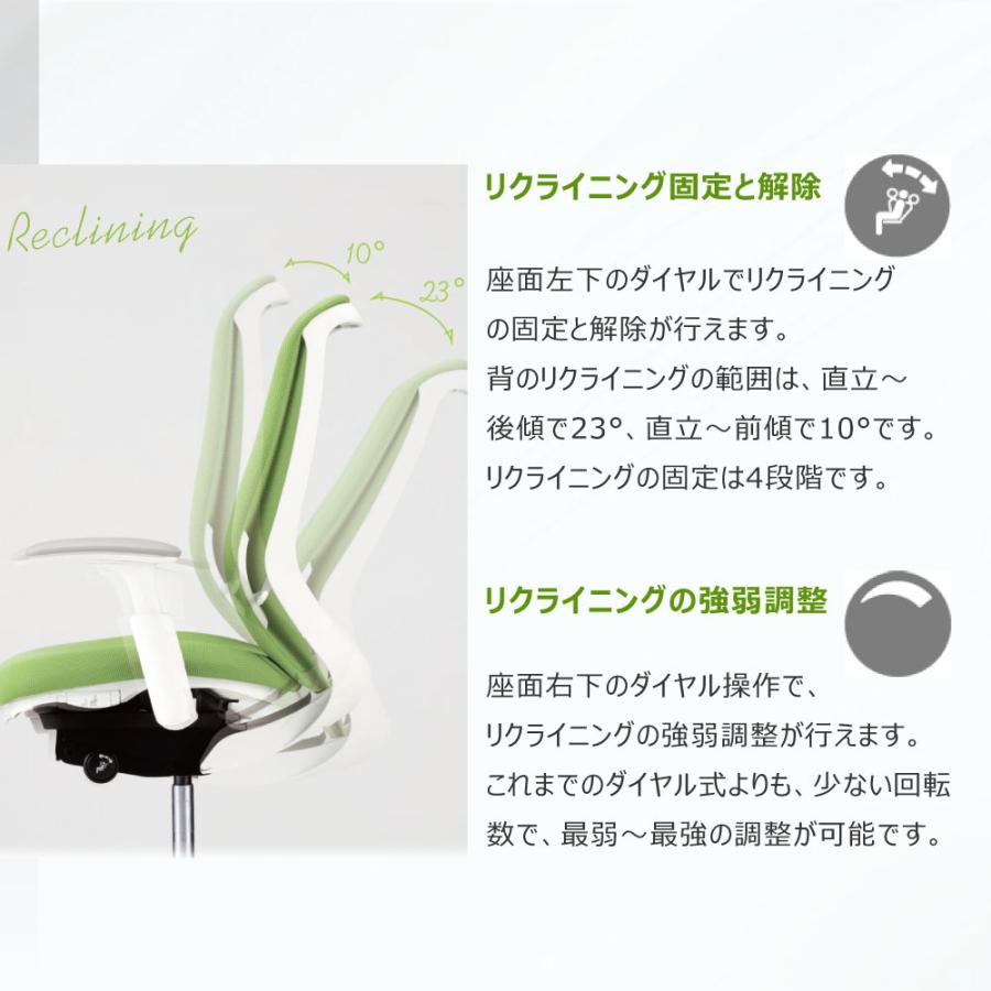 シルフィー オカムラ 肘なし ハイチェア ローバック クッションタイプ ブラックボディ ポリッシュ脚 オフィスチェア デスクチェア 昇降デスク用椅子 岡村 C633HR_9