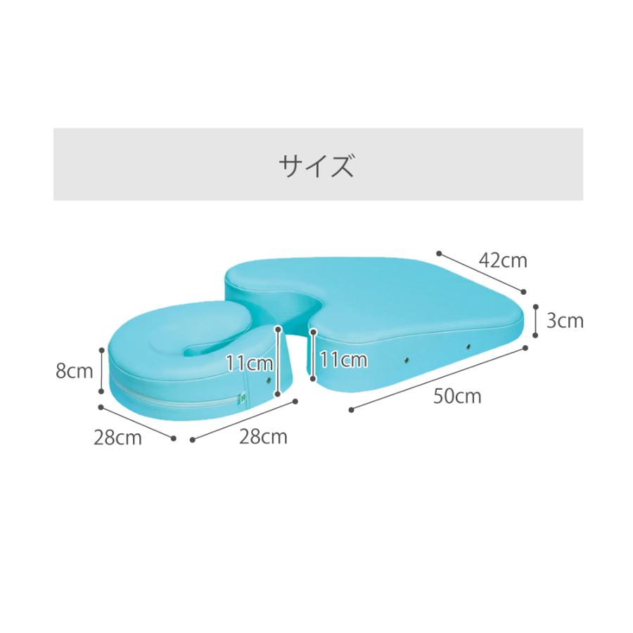 高田ベッド製作所 フェイスマット付き ケアーセット 枕 国産