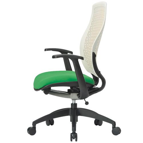 法人限定  オフィスチェア 肘付き ハイバック メッシュチェア パソコンチェア ワークチェア 作業椅子 昇降式 ロッキング オフィス 学校 おしゃれ MA-1535の画像
