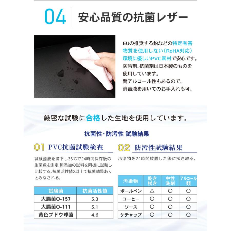 法人送料無料  応接セット 4点 4人用 抗菌 防汚 2人掛けソファー 1人掛けソファー センターテーブル ソファセット 応接室 社長室 高級 エントランス CLN-T5S｜lookit｜15