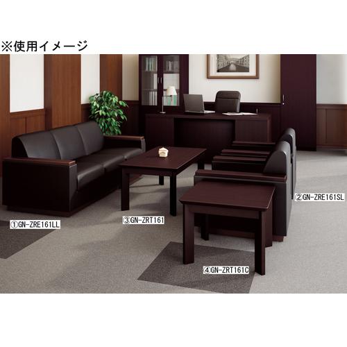 コーナーテーブル 幅600×奥行600×高さ450mm テーブル 応接テーブル サイドテーブル 電話台 会議 応接 モダン おしゃれ シンプル 応接室 役員室 社長室 ZRT161C_1