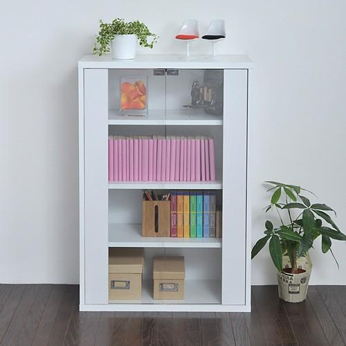 ガラスキャビネット 薄型 本棚 ホワイト おしゃれ リビング 飾り棚 ガラス扉 フィギュア ケース 棚 扉付き 白 コレクションケース Fr 046 3y Jk Fr 046 Lookit オフィス家具 インテリア 通販 Yahoo ショッピング