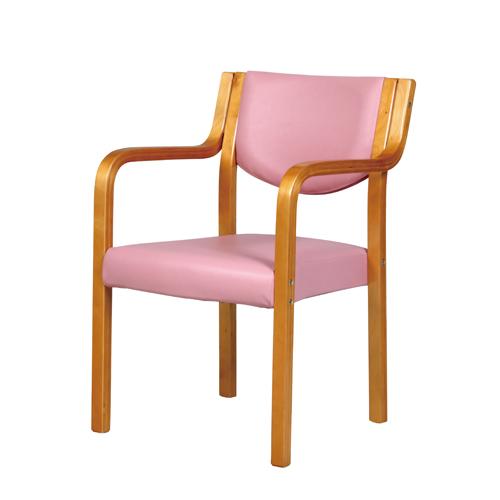 法人 送料無料   木製チェア ナチュラルフレーム ダイニングチェア スタッキング 黄色 緑 ベージュ ピンク オレンジ 介護 椅子 施設 カラフル MC-510NA｜lookit｜04