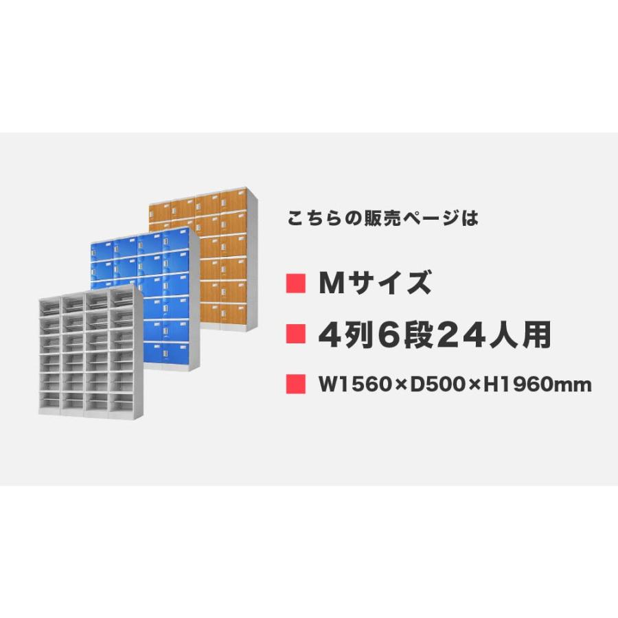 100%正規品 プラスチックロッカー 24人用 ロッカー 4列6段 宅配ボックス シューズロッカー 下駄箱 シューズボックス 学校 プール 水に強い 水洗い 簡易ロッカー A-390E-46