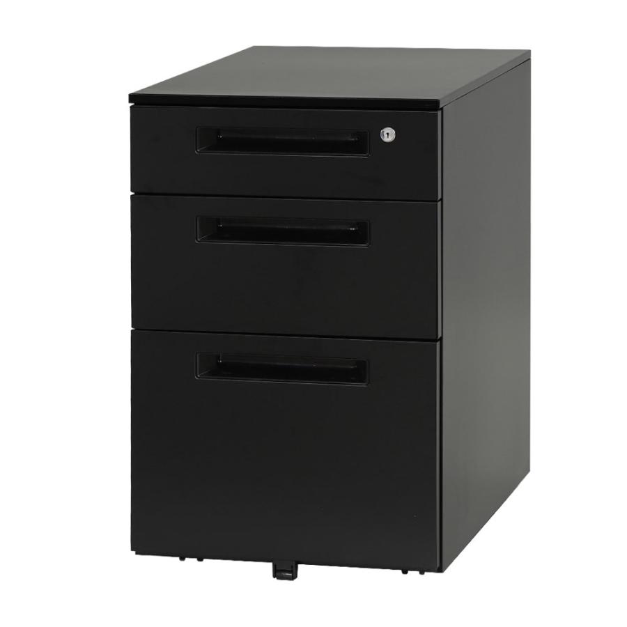 LOOKIT デスクワゴン キャスター付き サイドワゴン スチール