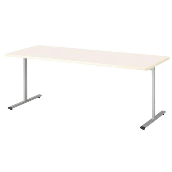 法人送料無料  会議テーブル 角型 幅1800×奥行750×高さ700mm ソフトエッジ巻 ミーティングテーブル ワークテーブル 打合せテーブル 机 オフィス KRT-1875Kの画像