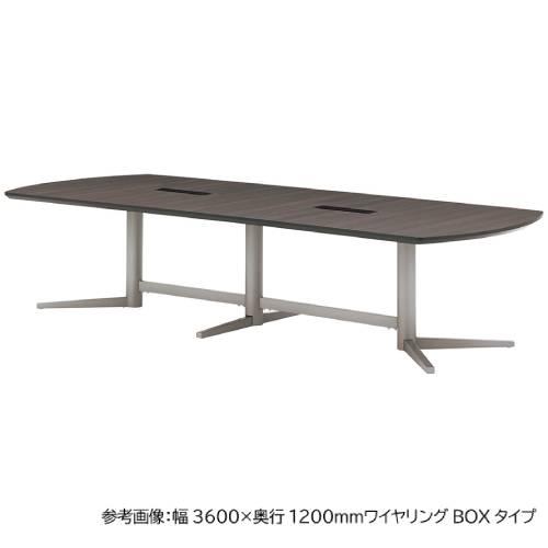 法人送料無料 会議テーブル 幅3200×奥行1200×高さ720mm 焼付塗装脚 抗菌天板 ミーティングテーブル 大型テーブル 会議室 オフィス 日本製 つくえ KV-3212_1
