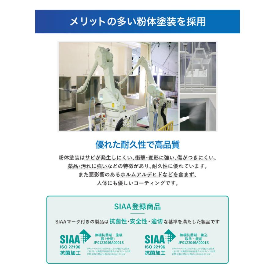 ロッカー 30人用 ダイヤル錠 スチールロッカー ダイヤルロッカー ホワイト 貴重品保管庫 オフィスロッカー 私物ロッカー 手荷物入れ 抗菌 KLKW-30-Dの画像