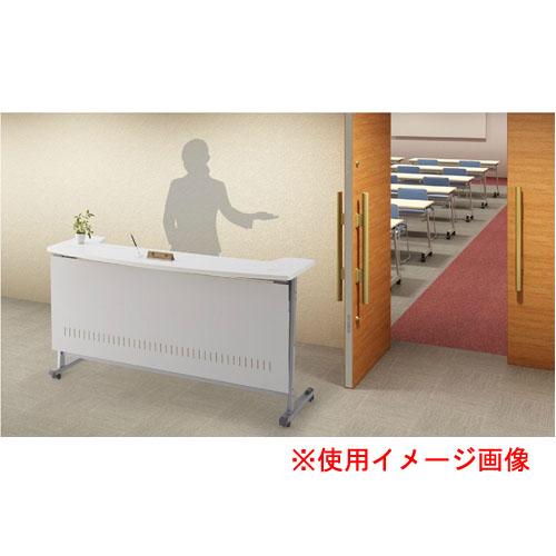 生興 受付カウンター 幅1200mm キャスター付き 移動式 折りたたみ 