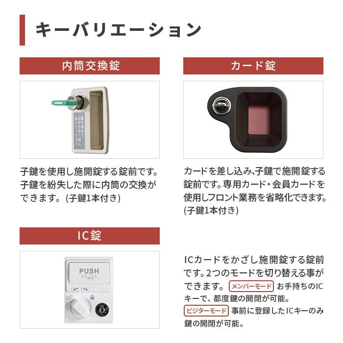 設置無料  ロッカー 9人用 3列3段 カード錠 木製 ナチュラル ブラウン 木目 更衣ロッカー スチールロッカー かぎ付き 業務用 九人用 9人用ロッカー DLK-FWV33_6