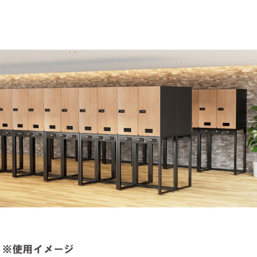 設置無料  上置き 2列1段 窓付き ダイヤル錠 セルフクローク ロッカー 収納 オフィス収納 荷物置き 預け入れ 鍵付き 上下連結 ホテル 会場 日本製 SC-UW9021_1