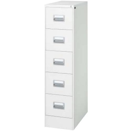 ファイリングキャビネット B5サイズ 5段 鍵付キャビネット 事務所 書庫 書類整理 オフィス家具 スチール収納 スチールキャビネット B5 5w 48 B5 5n Iv Lookit オフィス家具 インテリア 通販 Yahoo ショッピング