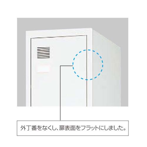 法人限定  ロッカー 12人用 3列4段 ダイヤル錠 スチールロッカー 更衣ロッカー オフィス収納 スポーツ施設 おしゃれ 日本製 業務用 学校 更衣室 FLK-12D-WHの画像