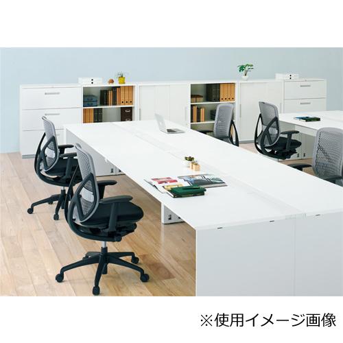 法人限定 3枚引戸書庫 大型収納 スチール棚 本棚 ユニットシステム キャビネット スライディングドア 収納 オフィス家具 会社 シェルフ TF-C3-21-9040-OW_7