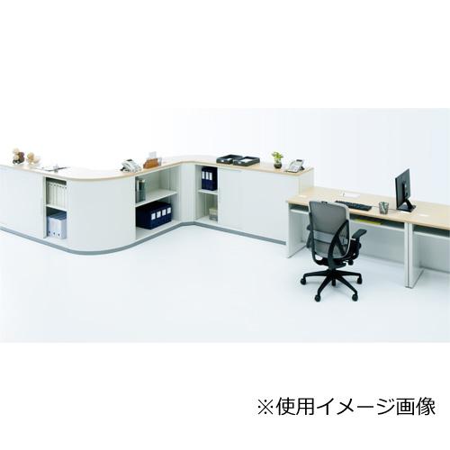 法人限定 受付カウンター ハイカウンター 幅90cm インフォメーション 受付 記載台 オフィス家具 オフィス 会社 病院 書庫 収納庫 ホワイト TFHC-A-09-9045N_6