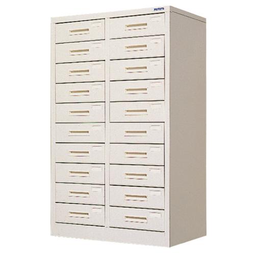 法人限定 レターケース B4 深型 2列10段 スチール引出し 引出し収納