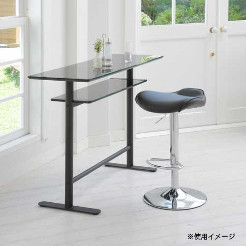 あずま工芸 カウンターテーブル ガラス 幅1200mm ハイテーブル