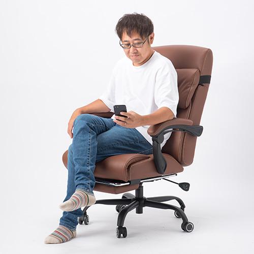 オフィスチェア 本革 パーソナルチェア プレジデントチェア