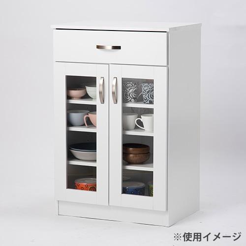 食器棚 幅590×奥行400×高さ900mm キャビネット 収納棚 キッチン収納