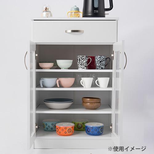 食器棚 幅590×奥行400×高さ900mm キャビネット 収納棚 キッチン収納