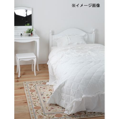 送料無料 姫系ベッド セミダブル ポケットコイルマットレス付き 猫脚 