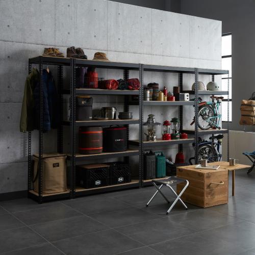 シェルフ 5段 幅1210×奥行410×高さ1800mm スチールラック メタル