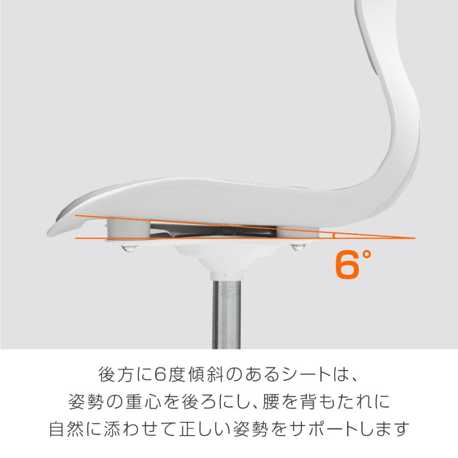 オフィスチェア サポートチェア 骨盤サポートチェア 姿勢 骨盤 姿勢矯正 骨盤サポート 腰痛対策 腰痛 在宅ワーク デスクワーク おしゃれ キャスター付き RC1100の画像