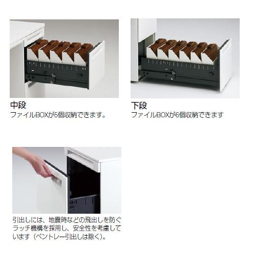 設置無料  オカムラ アドバンス オフィスデスク 片袖3段 パネル脚 中央引出し付 ダイヤル錠 幅1200×奥行800mm ワークデスク 日本製 3V1YFJ 3V1ZFJ_9
