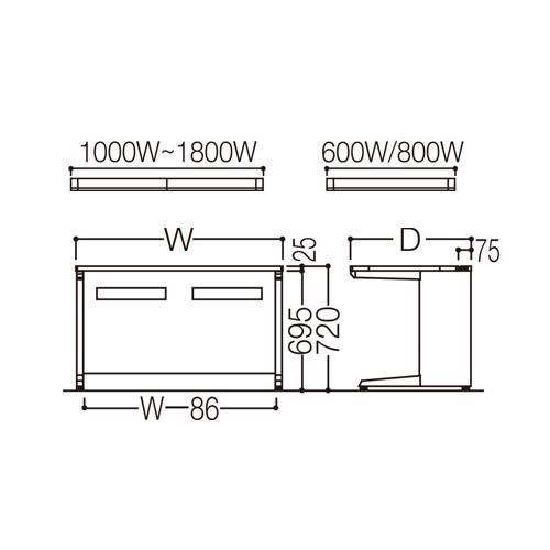 追跡付★設置無料  オカムラ アドバンス オフィスデスク 平机 L脚タイプ 中央引出し無 幅1800×奥行700mm ワークデスク パソコンデスク スチールデスク 日本製 3V21AE
