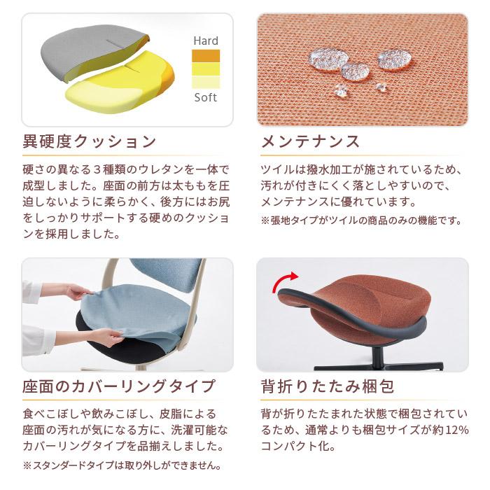 デスクチェア オカムラ パラベル ウレタンキャスター ツイル オフィスチェア ワークチェア 事務椅子 パーソナルチェア おしゃれ シンプル 在宅勤務 8CBAE-FK_6