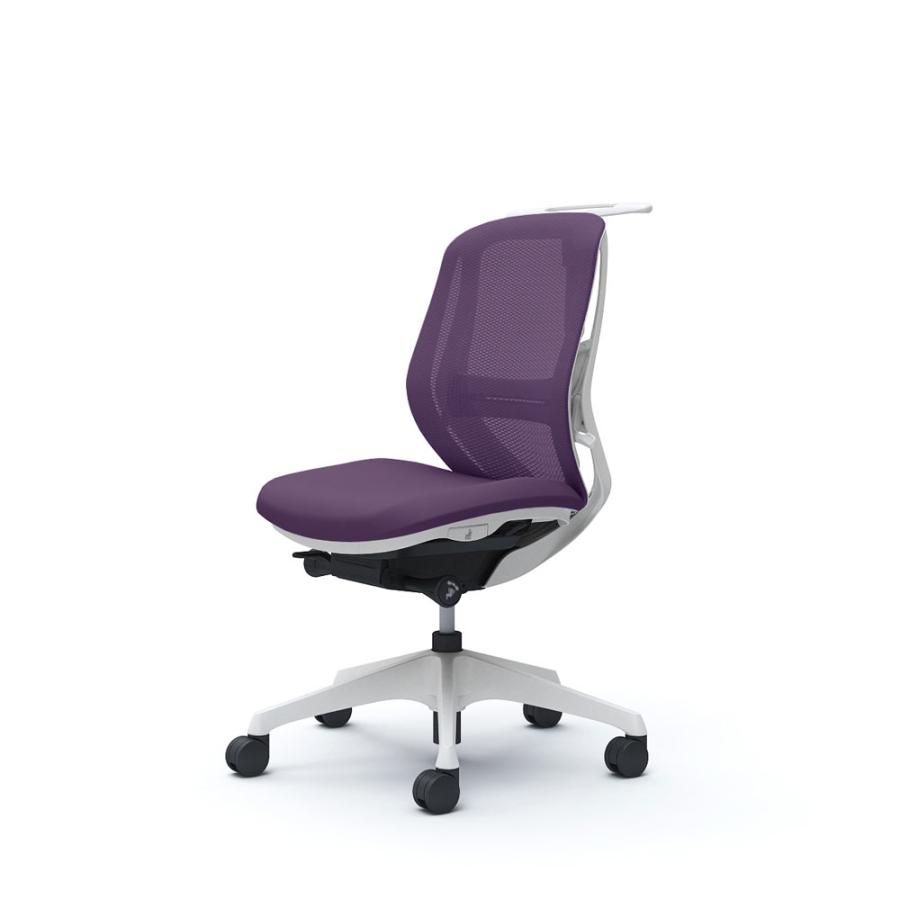設置無料 オフィスチェア オカムラ シルフィー 5本脚 ローバック メッシュタイプ 肘なし ハンガー ランバーサポート付 デスクチェア 完成品 日本製 C632XZの画像